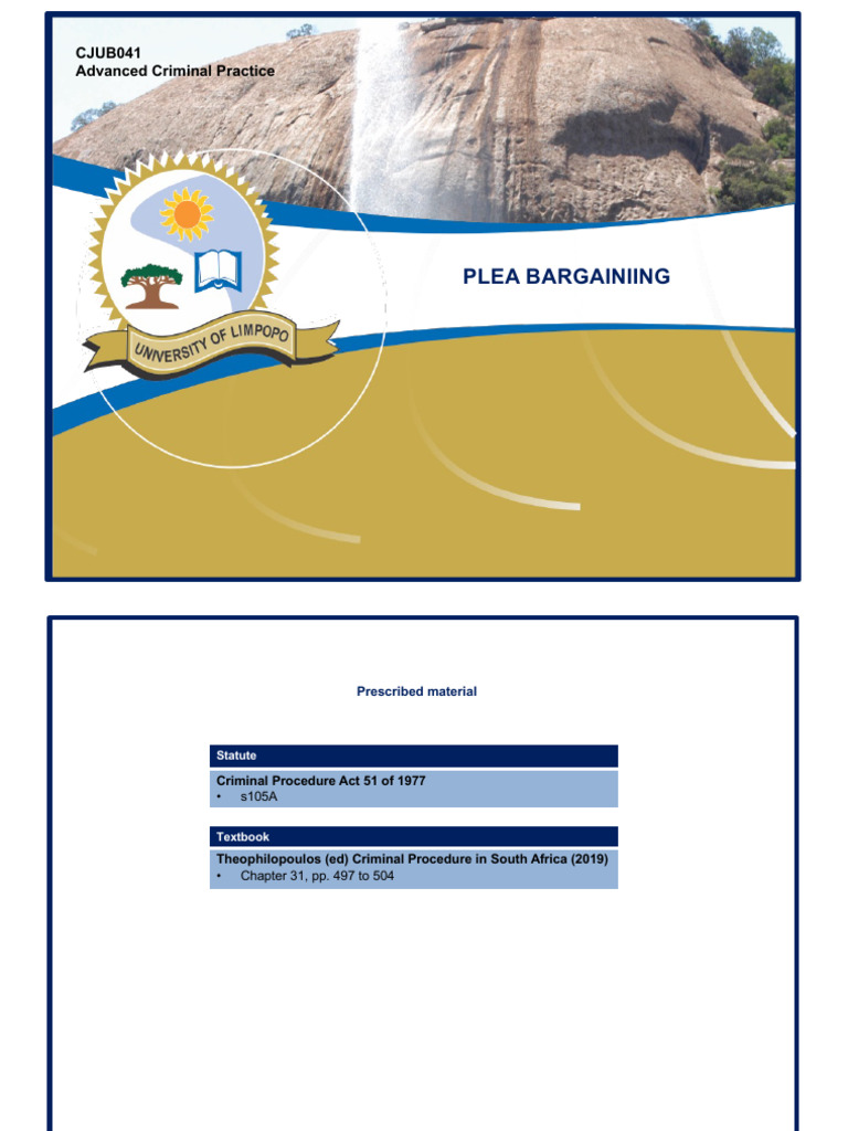 Plea Bargaining PDF | PDF | Plea Bargain | Plea