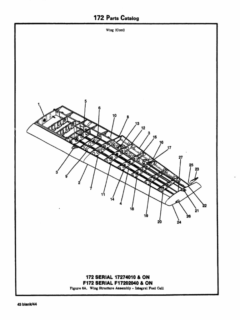 Fig 6a. Wing Structure Assy-Integral Fuel Cell | PDF