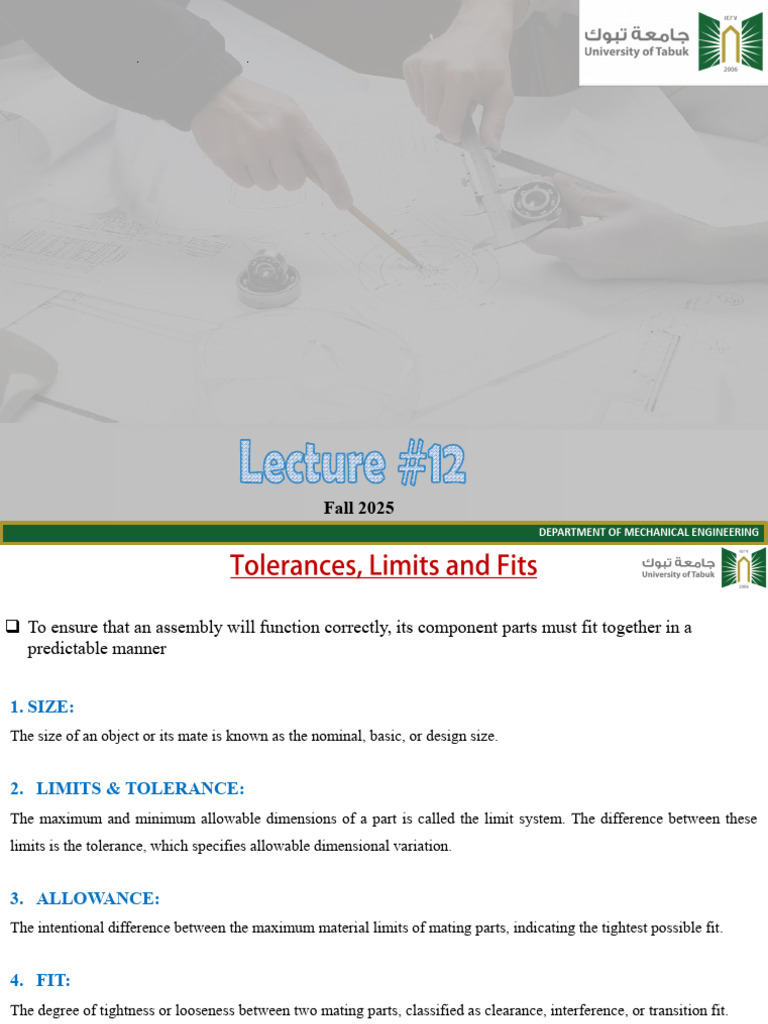 Fits and Tolerances - 11-20 | PDF | Engineering Tolerance | Mechanical ...