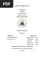 Download Railway Reservation Project Report by rhythumt SN100203820 doc pdf