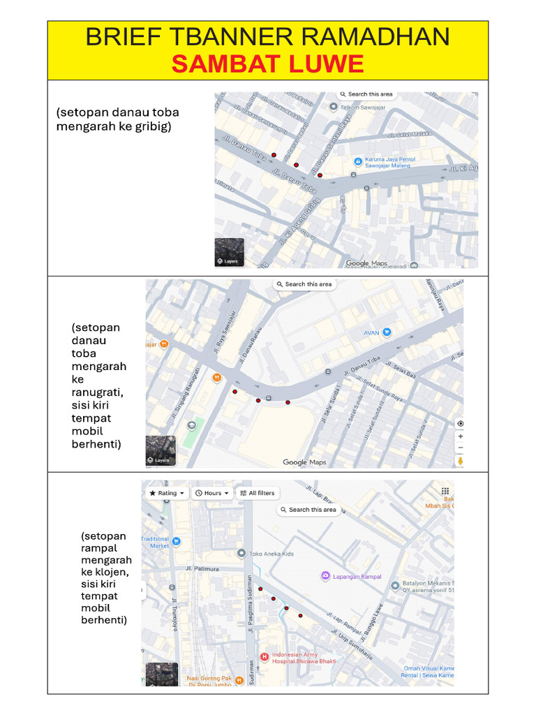 Titik Banner Jalan Ramadhan (Agb, Alfatih, Sambat Luwe) | PDF