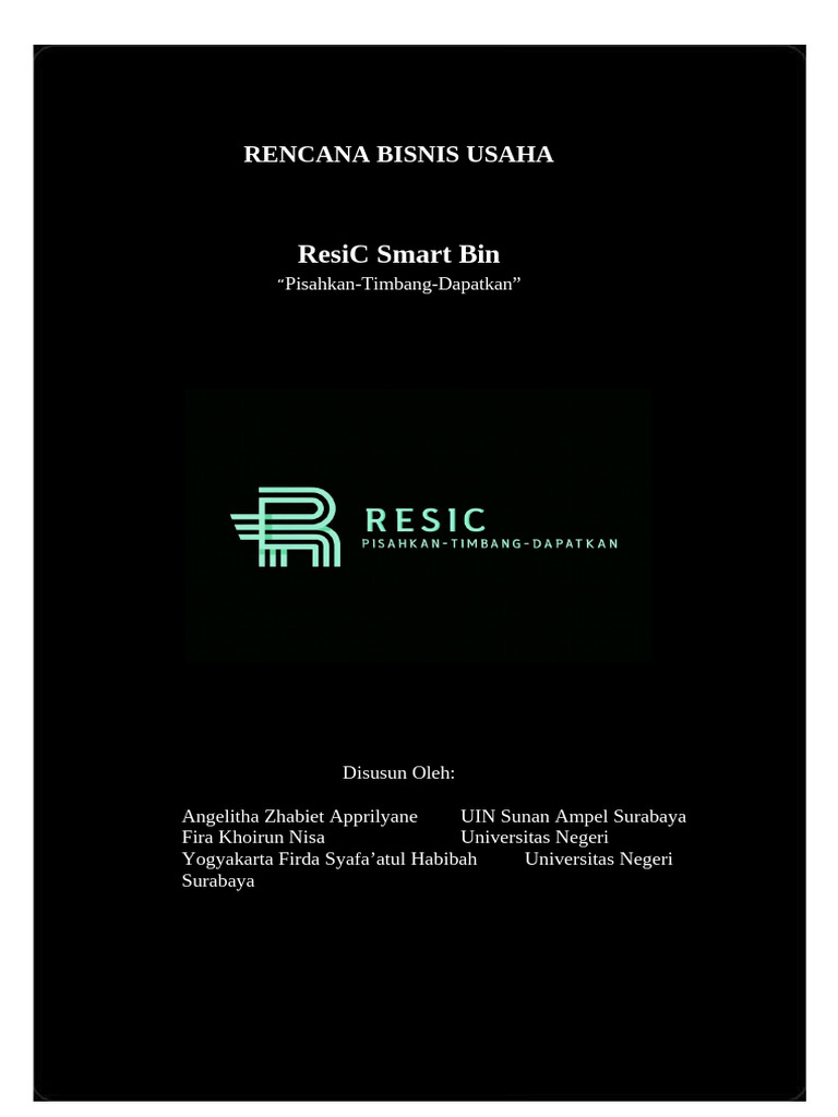 BP - Energi Dan Lingkungan - ResiC Smart Bin | PDF