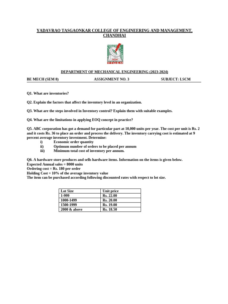 Assignment No 3 | PDF