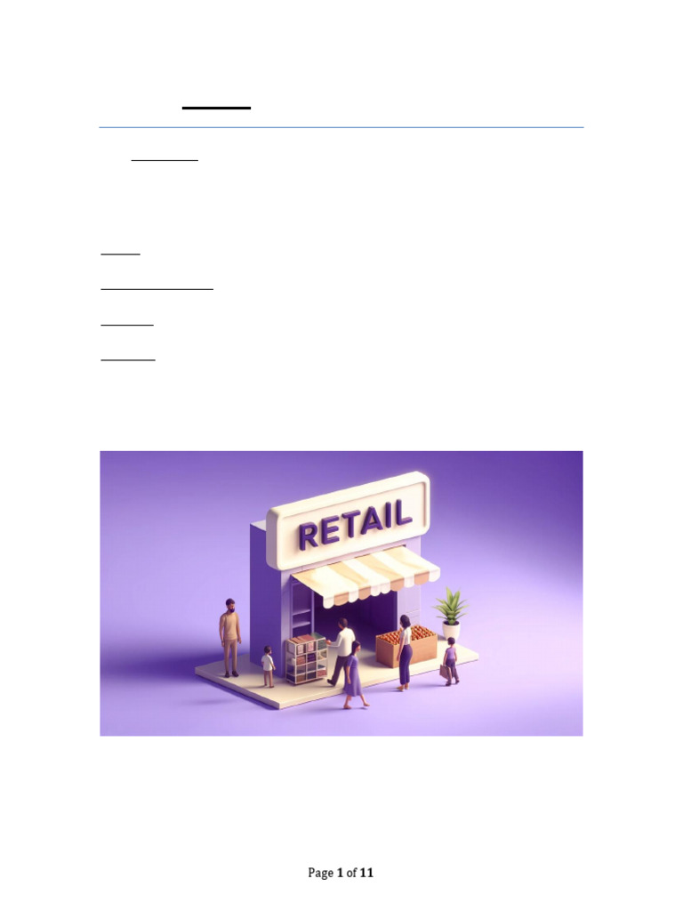The Evolution of Retail College Level Research Paper 21 | PDF | Retail ...