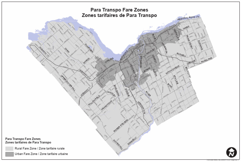 Para Fare-Zones Map | PDF