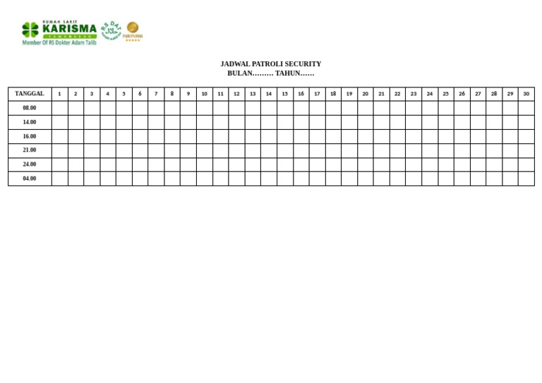 Form Patroli Security | PDF