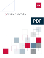 SPSS 16 0 Brief Guide