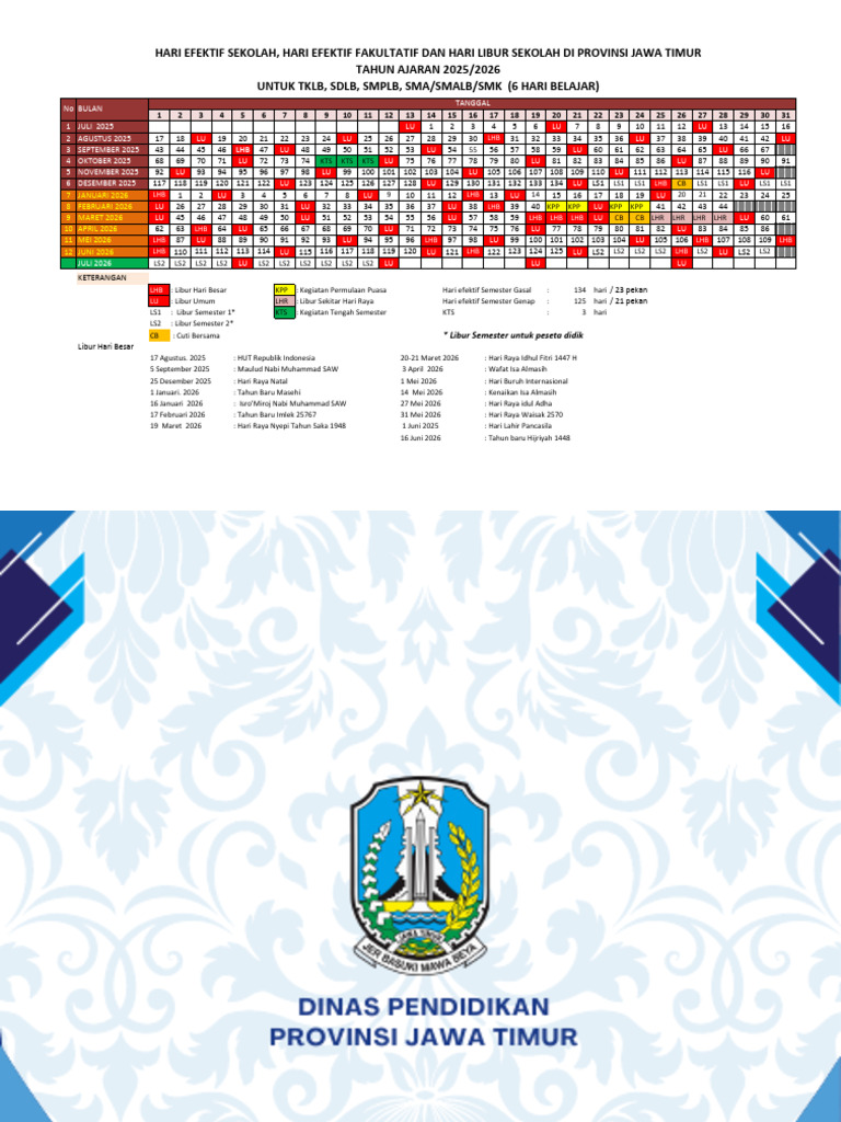 Kalender Pendidikan 2025-2026 - 250618 - 194044-15-16 | PDF