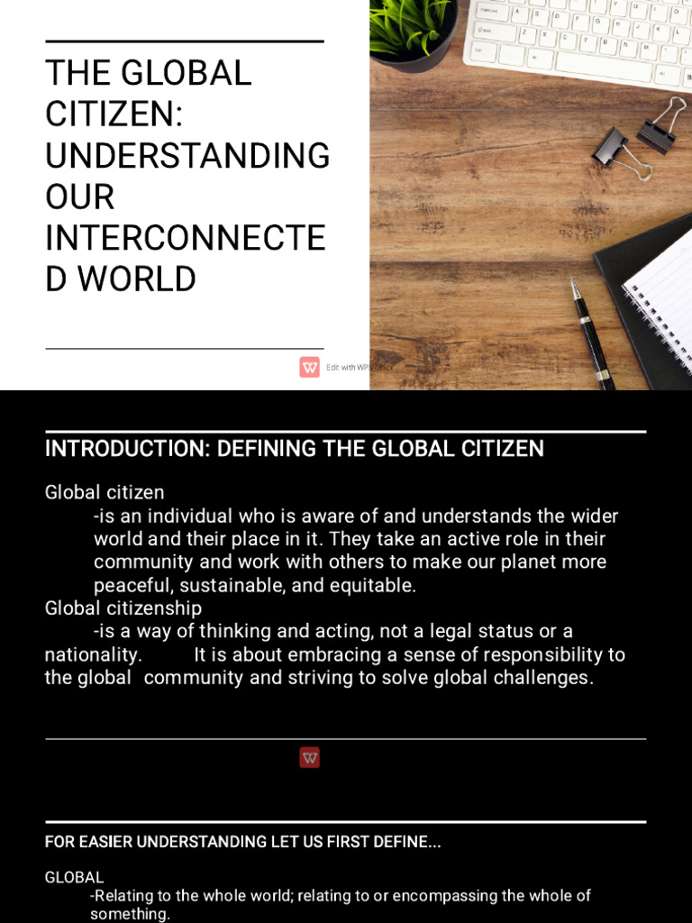 The Global Citizen | PDF | Citizenship | Social Psychology