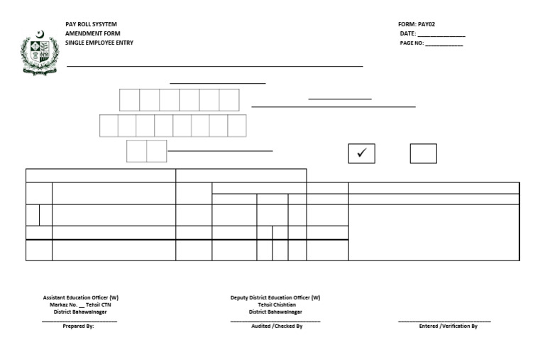 Change Form | PDF