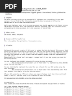 Implementing SAP Notes in SNOTE | PDF