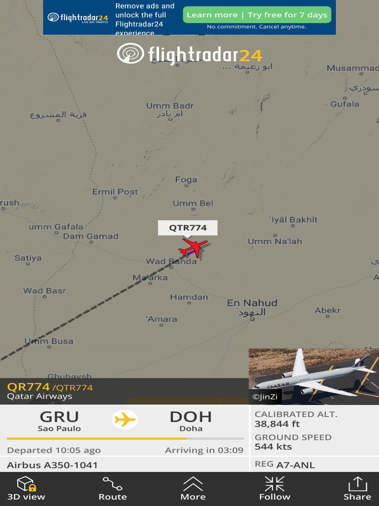Flightradar24 Live Flight Tracker - Real-Time FL | PDF
