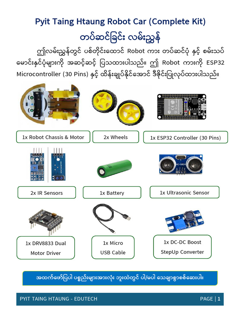 Pyit Taing Htaung Manual Complete Kit Booklet (Myanmar) | PDF