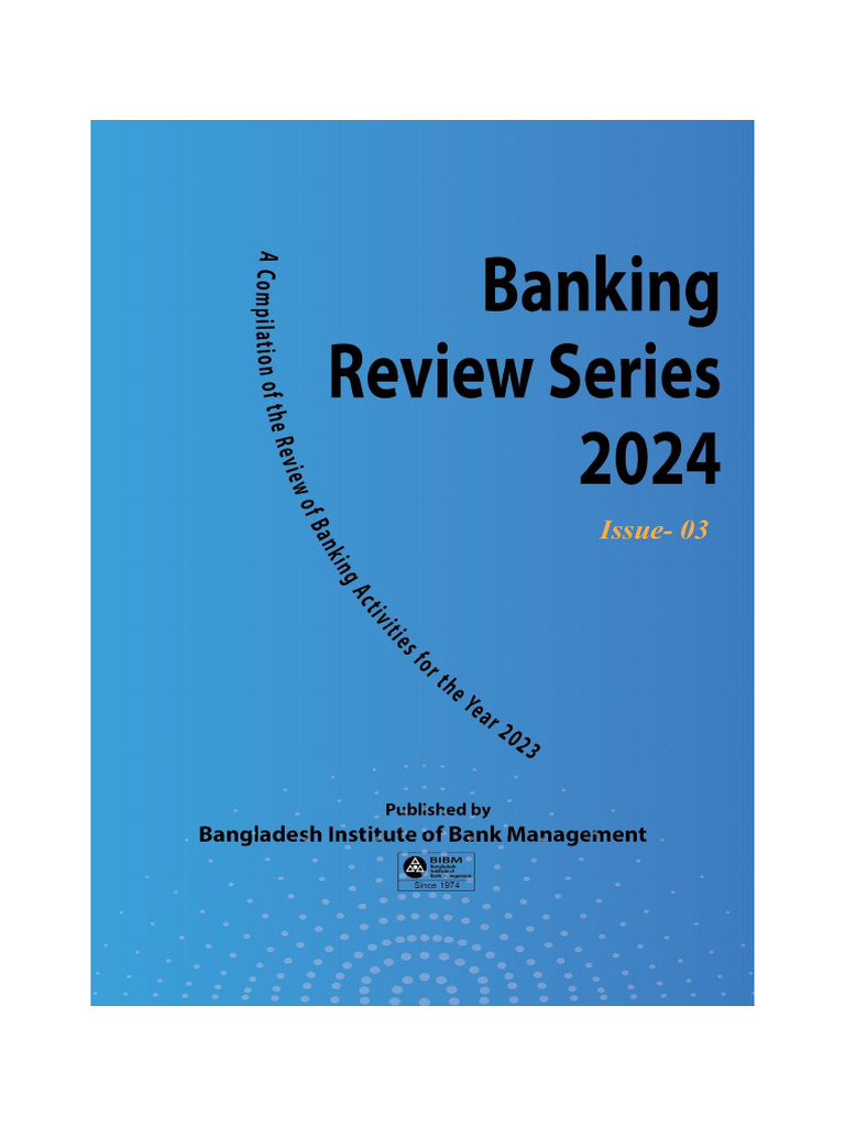 Banking Review Series-2024 | PDF | Banks | Survey Methodology