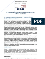 FAO - Materiales termoaislantes, características técnicas, criterios de selección