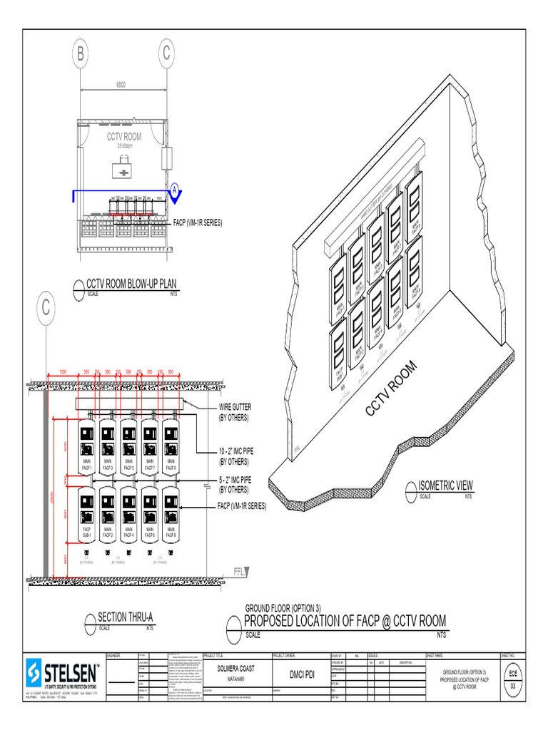 Option 3 Facp Locaation at CCTV Room | PDF