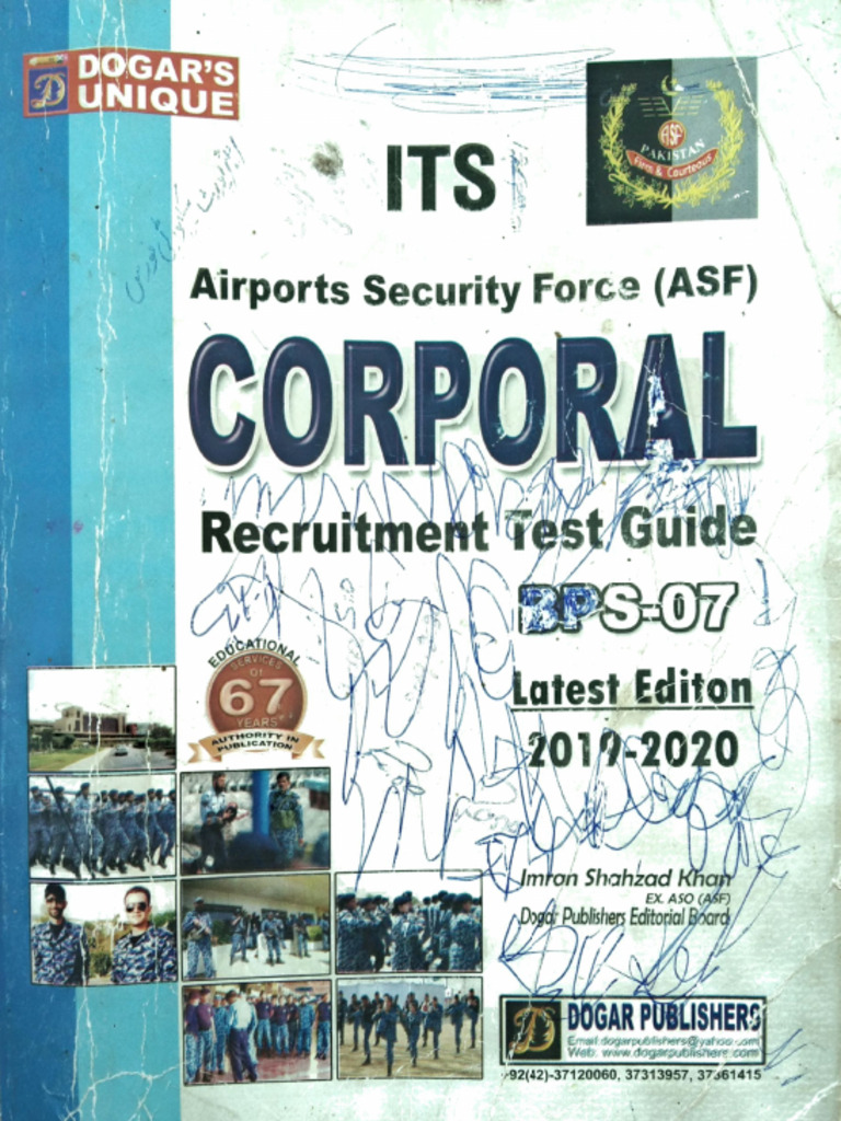 ASF Corporal Preparation Book | PDF