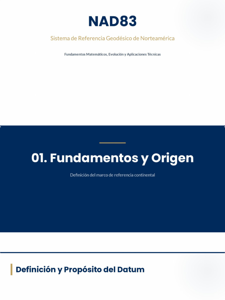 Sistema Geodésico NAD83 | PDF