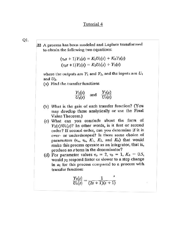 Tutorial 4 | PDF