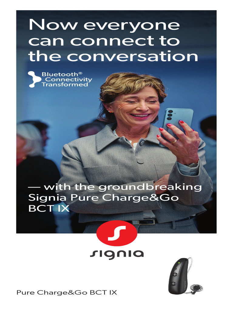 Signia BCT IX Consumer Brochure (SI-21710) | PDF | Hearing Aid