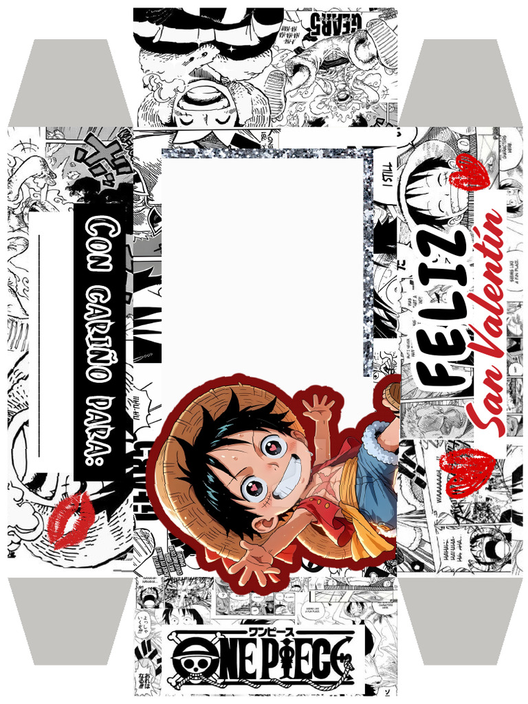 Plantilla Caja Box One Piece | PDF