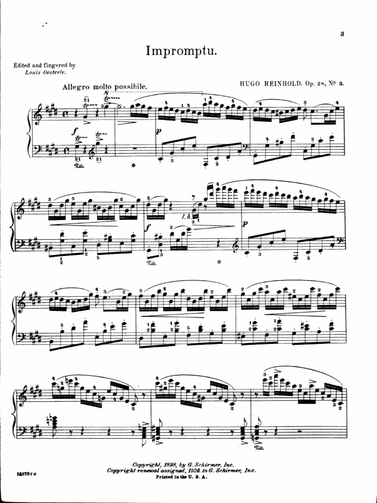 Impromptu in C Minor | PDF
