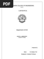 Mahendra College of Engineering: Lab Manual