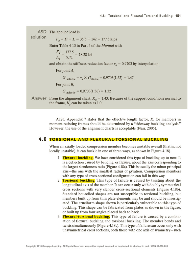 Torsional and Flexural Buckling | PDF