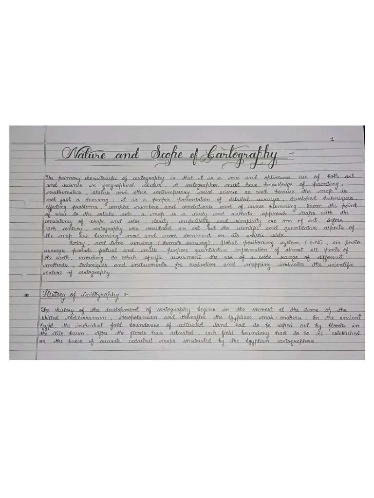 BA 3rd Semester Geography Practical File | PDF
