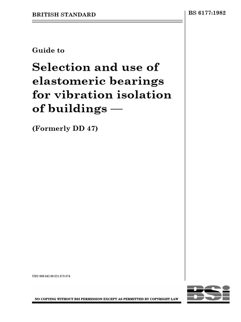 Vibration For Buildings | PDF | Bearing (Mechanical) | Concrete