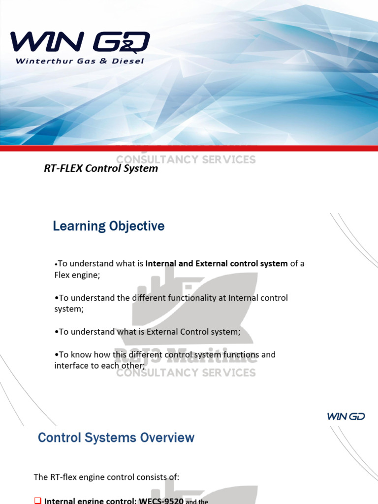 03 - RT-Flex Control System | PDF | Fuel Injection | Valve