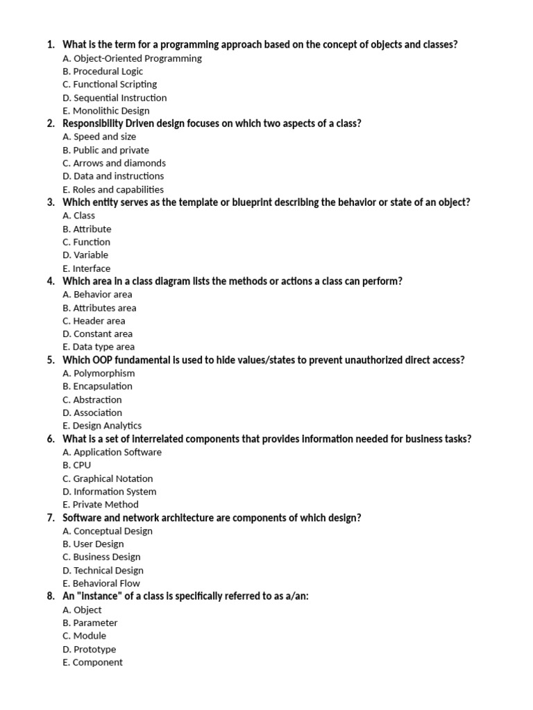 SC Activity OOP Week2 and 3 | PDF | Software Development Process ...