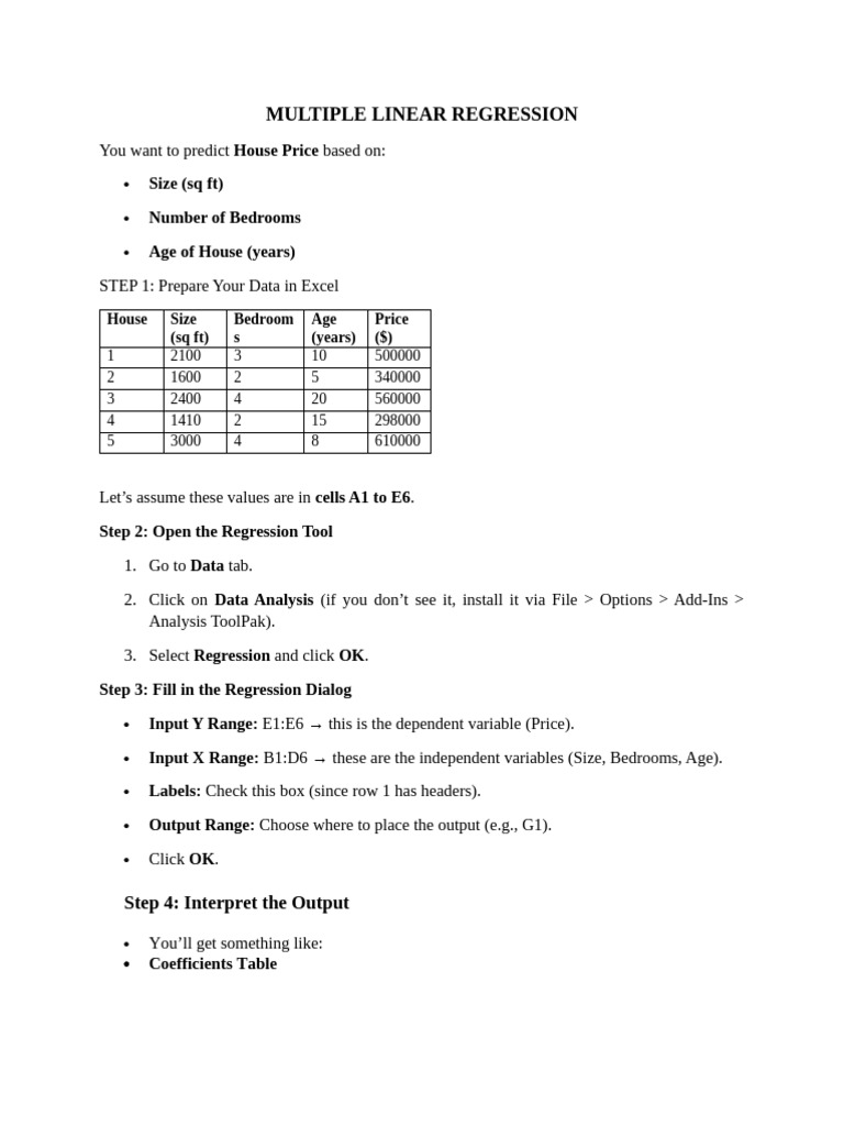 Multiple Linear Regression | PDF | Regression Analysis | Monte Carlo Method