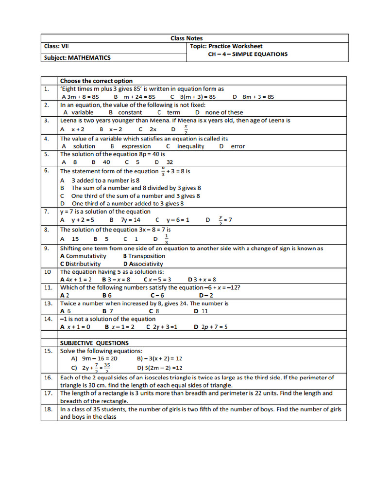 Practice Maths | PDF