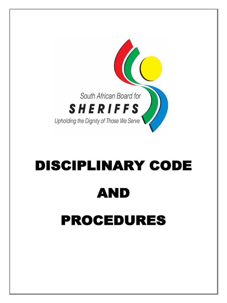 Policies of The Board Disciplinary Code and Procedures | PDF | Plea ...