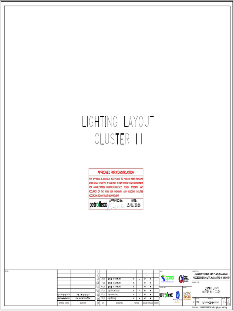 CL03 GPNT ELE PLT 0002 00 - Rev.C3 Lighting Layout Cluster III ...