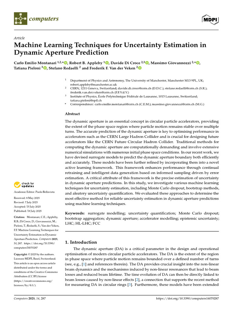Machine Learning Techniques For Uncertainty Estimation in Dynamic ...