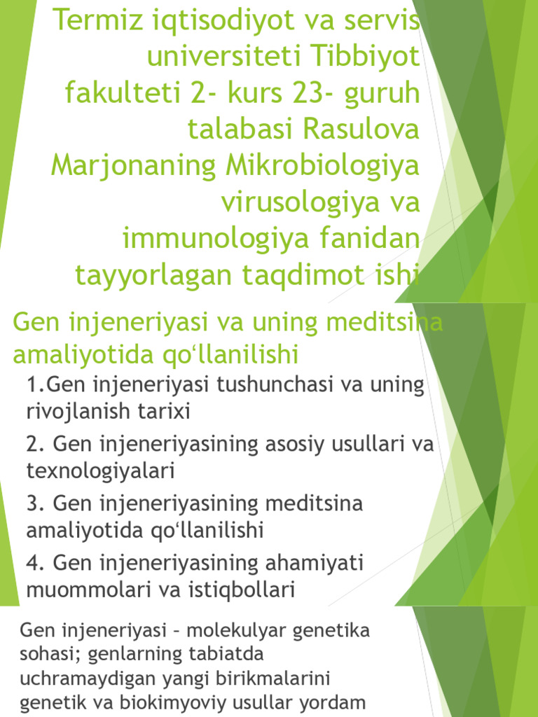 Taqdimot | PDF