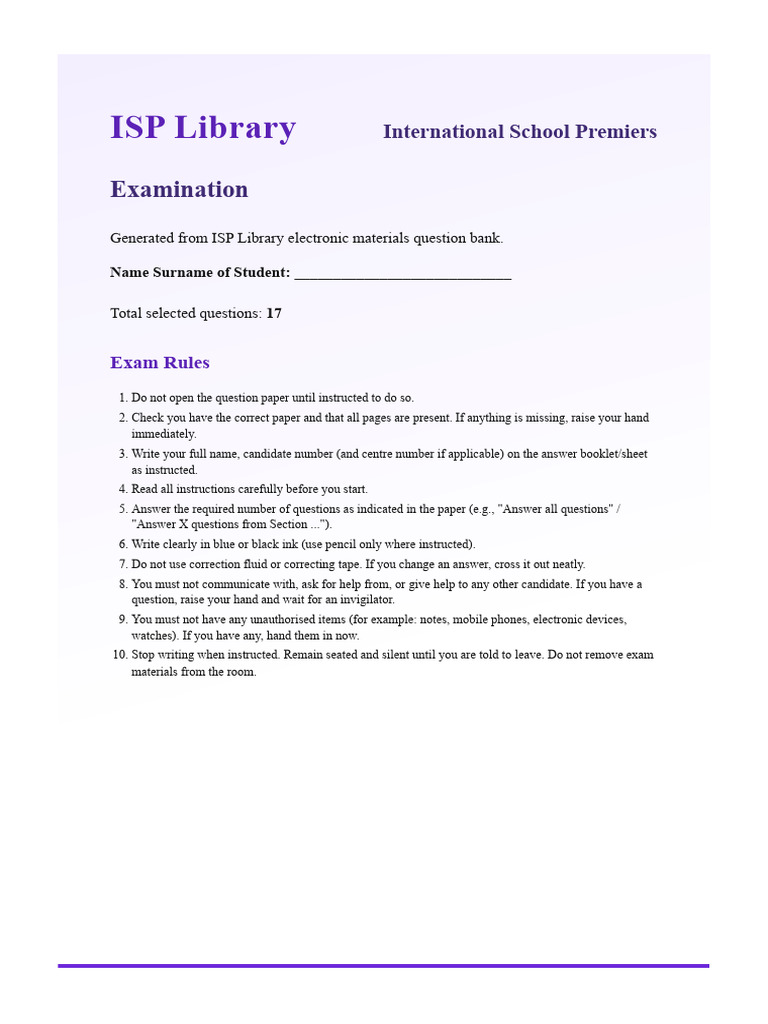 ISP Exam Revision 16-02-2026 | PDF | Corporate Social Responsibility ...