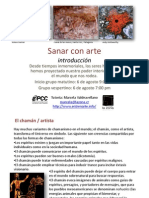Sanar Con Arte, Agosto 2012