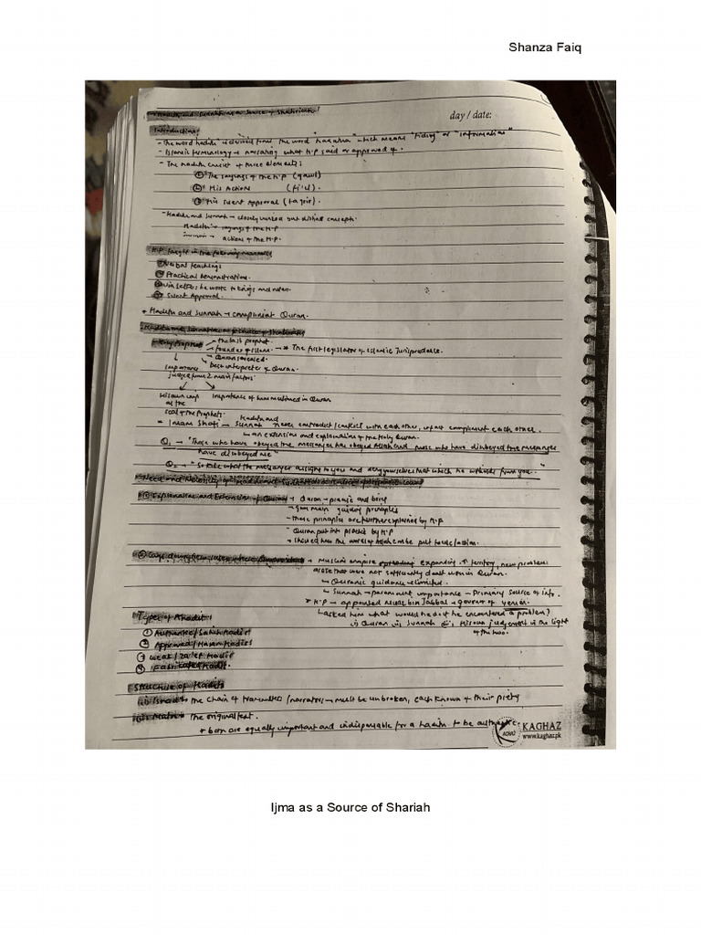 Notes Shanza Isl 3 | PDF