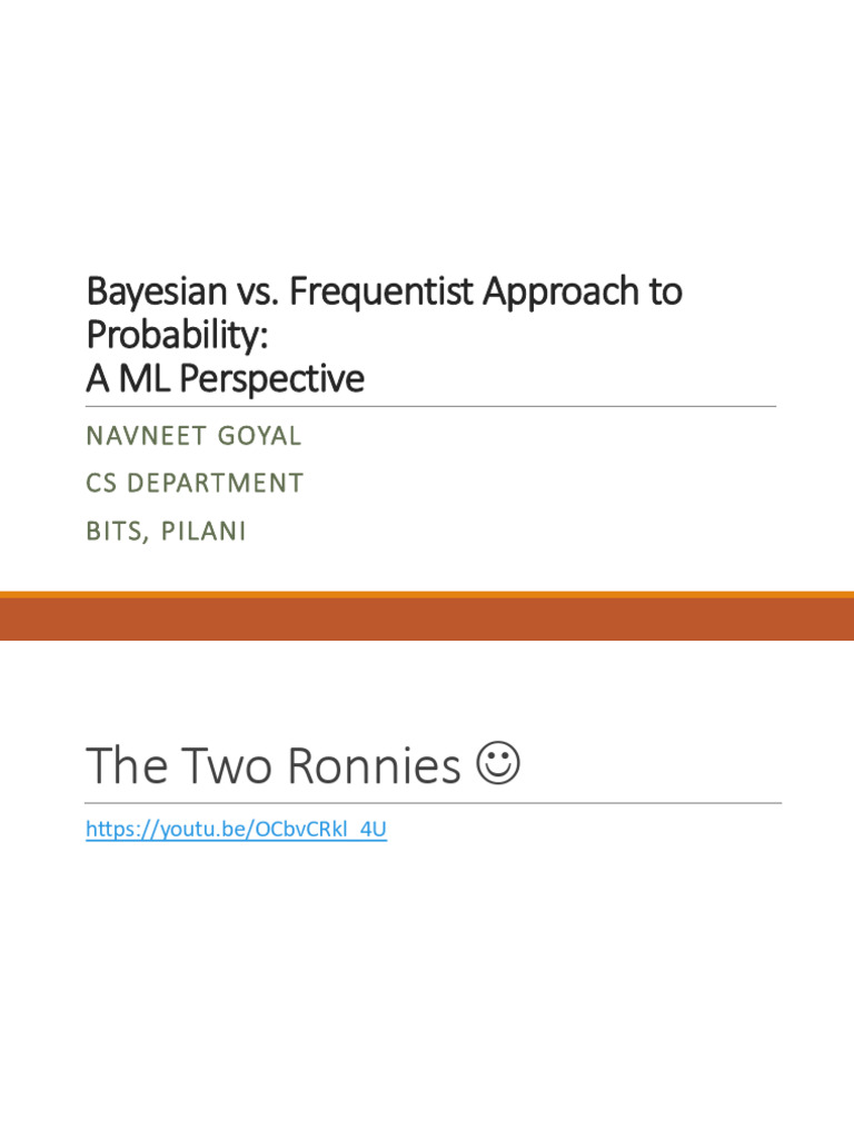 9 Bayesian vs. Frequentist Approach To Probability | PDF | Bayesian ...