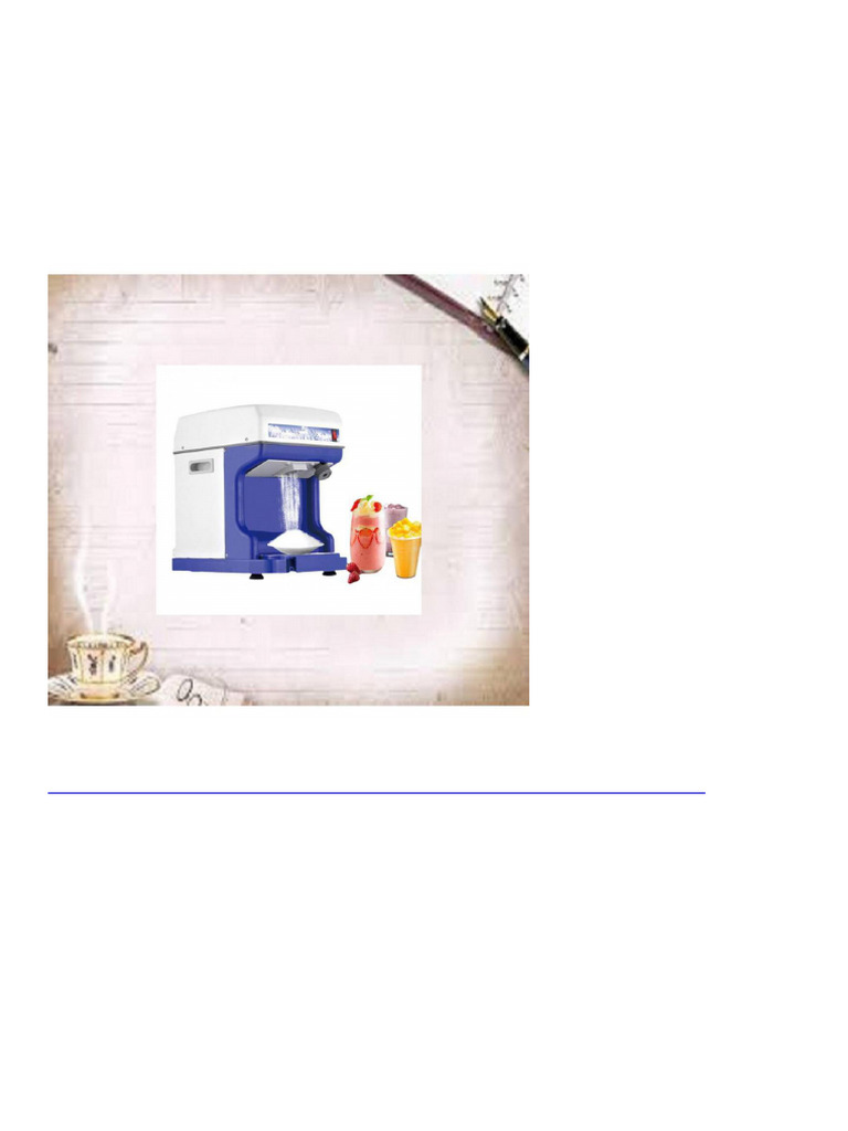 0451 Commercial Ice Shaver Electric Ice Crusher With Aluminium ...