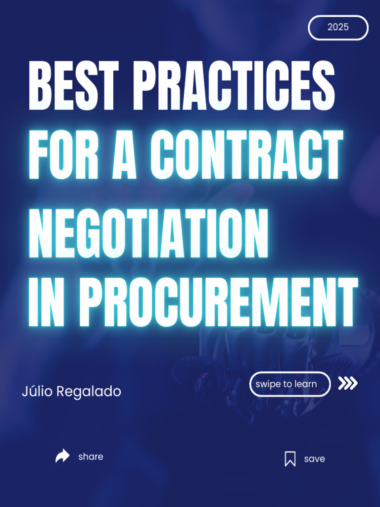 Contract Negotiation Best Practices | PDF | Negotiation | Performance ...