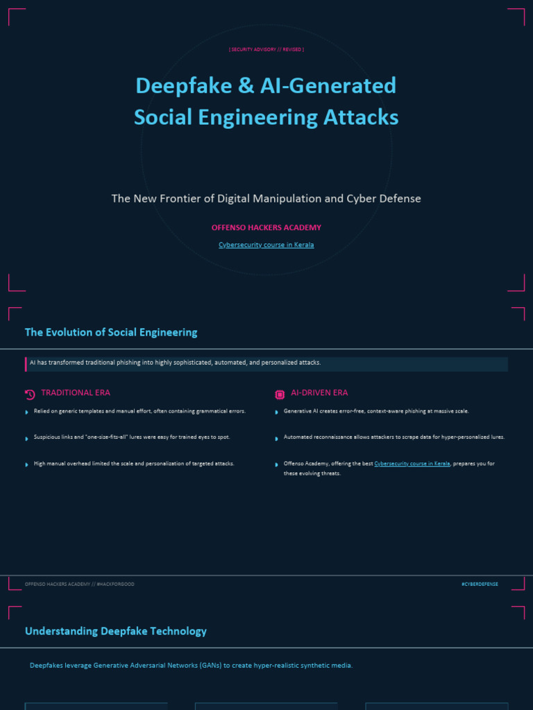 Deepfake & AI-Generated Social Engineering Attacks (Revised) .PPTX ...