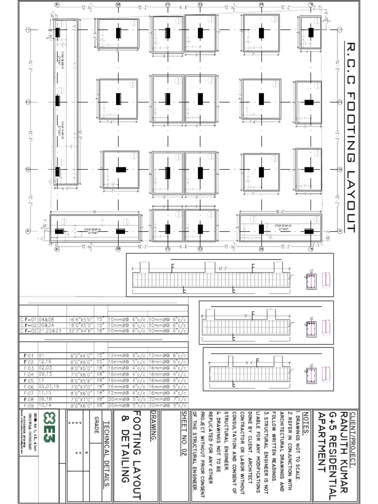 Footing | PDF | Structural Engineering | Civil Engineering