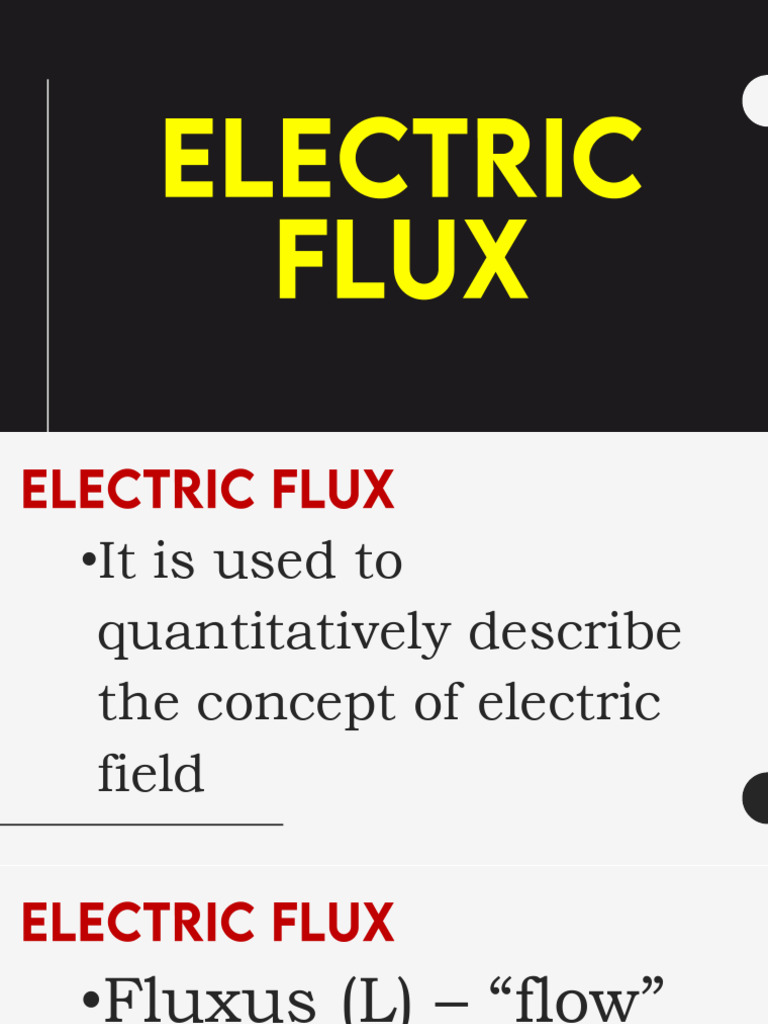 005 Electric Flux | PDF