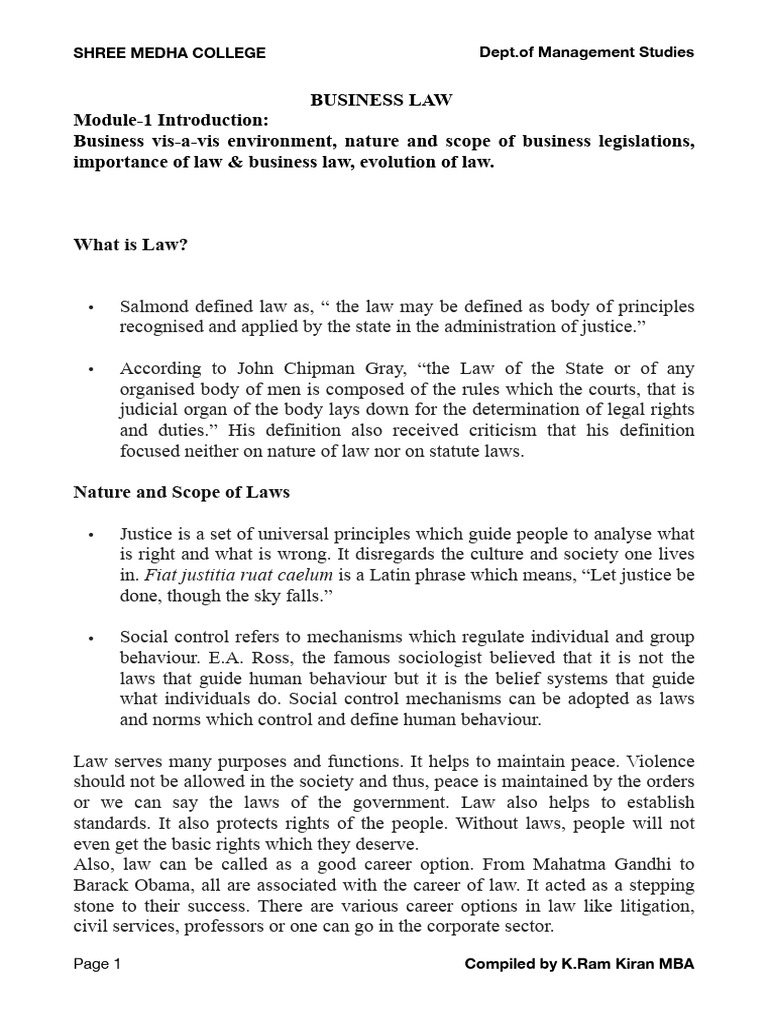 BL I Module | PDF