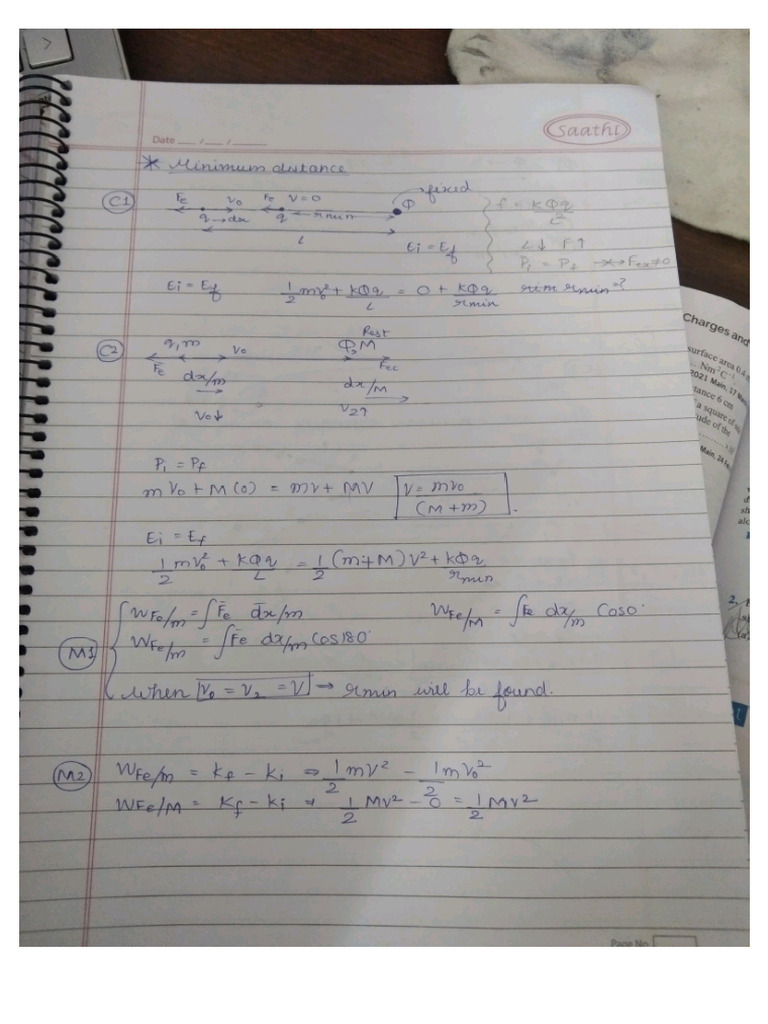Electrostatics Part Notes | PDF