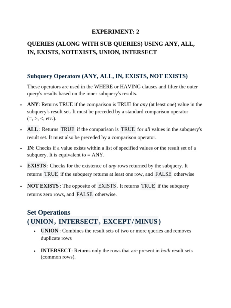 Experiment2 Dbms | PDF | Software Design | Programming Paradigms